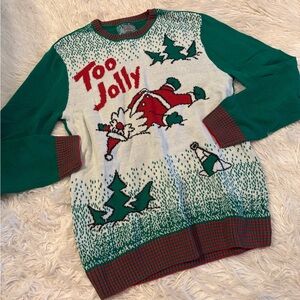 Adults too jolly Christmas sweater (X2)